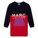 Dievčenské bavlnené šaty Marc Jacobs červená farba, mini, oversize