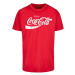 Merchcode Tričko 'Coca Cola'  červená / biela