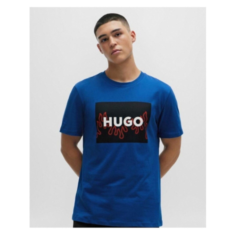BOSS  50506989 DULIVE U241  Tričká s krátkym rukávom Modrá Hugo Boss