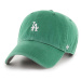 Bavlnená šiltovka 47 brand MLB Los Angeles Dodgers zelená farba, s nášivkou, B-BSRNR12GWS-KYA
