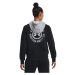 Dámska tréningová mikina s kapucňou UNDER ARMOUR Rival Fleece CB Hoodie-BLK-1373031-001