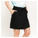 Sukňa Urban Classics Ladies Viscose Twill Skirt Black