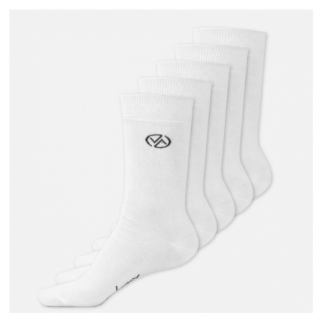 5x Vasky vysoké ponožky - biele 5 párov