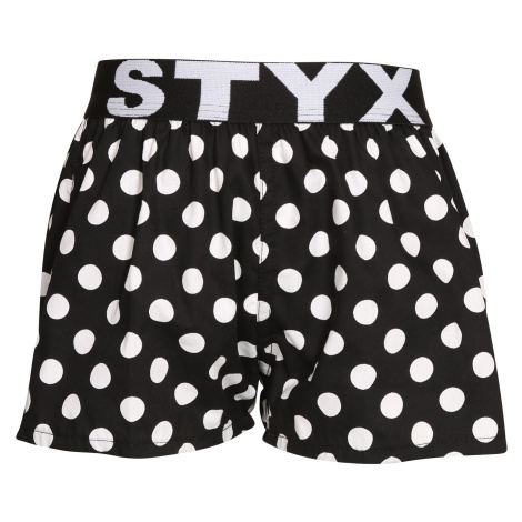 Children's boxer shorts Styx art sports elastic polka dots