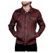 bunda pánska WORNSTAR - Idolmaker Coated Denim - Crimson - WSGJ-IMCC