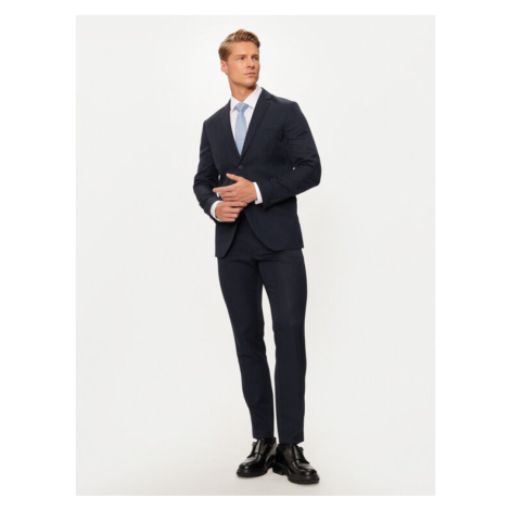 Jack&Jones Oblek Costa 12241916 Tmavomodrá Super Slim Fit Jack & Jones