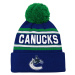 Vancouver Canucks detská zimná čiapka Jacquard Cuffed Knit With Pom