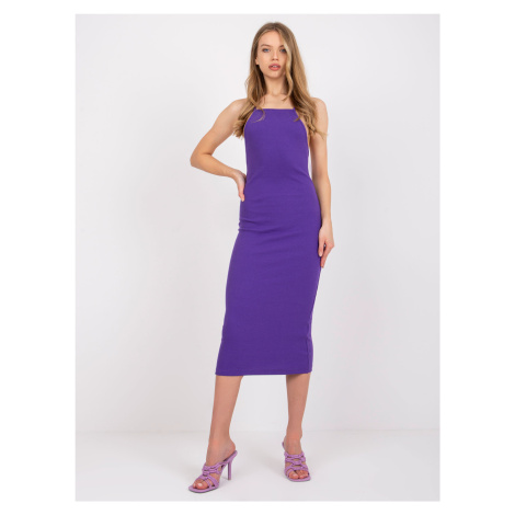 Dark purple dress Kira RUE PARIS