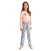 Dívčí pyžamo model 15888149 Sarah pink růžová 140 - Taro