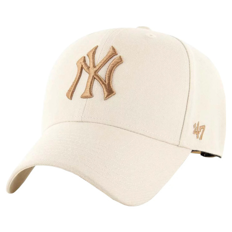 BÉŽOVÁ PÁNSKA ŠILTOVKA 47 BRAND MLB NEW YORK YANKEES CAP B-MVPSP17WBP-NTU