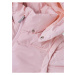 Svetloružová dievčenská multifunkčná bunda s odopínacími rukávmi Reima Porosein
