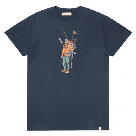 Revolution  Regular T-Shirt 1333 HIK - Navy  Tričká a polokošele Modrá