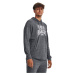 Under Armour Rival Terry Graphic Hd Pitch Gray Full Heather