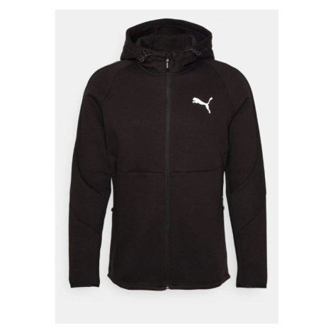 Puma mikina Evostripe Full Zip Hoodie Dk black