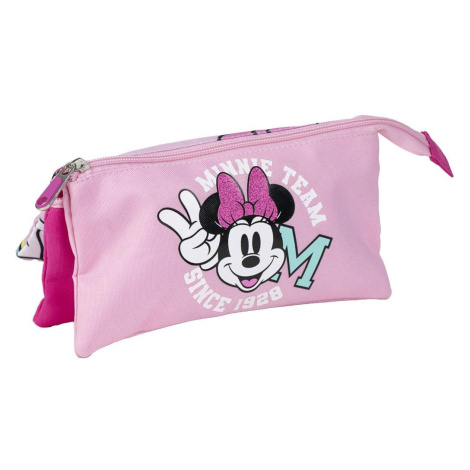 PENCIL CASE 3 COMPARTMENTS MINNIE