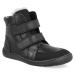 Barefoot zimná obuv s membránou Baby Bare - Febo Winter Black Asfaltico