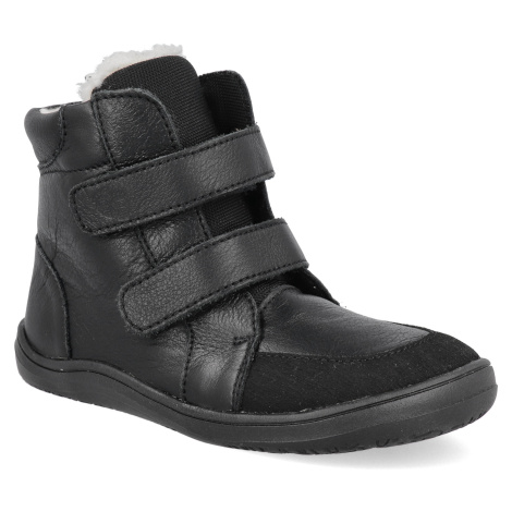 Barefoot zimná obuv s membránou Baby Bare - Febo Winter Black Asfaltico