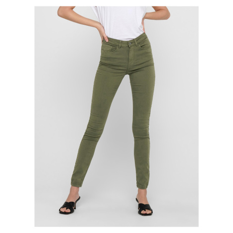 Green skinny fit pants JDY Lara - Women