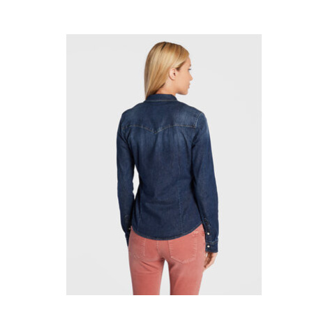 LTB džínsová košeľa Lucinda 60474 14850 Modrá Slim Fit