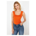 Trendyol Orange Chain Detailed Knitwear Blouse