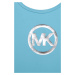 Jednodielne detské plavky Michael Kors tyrkysová farba
