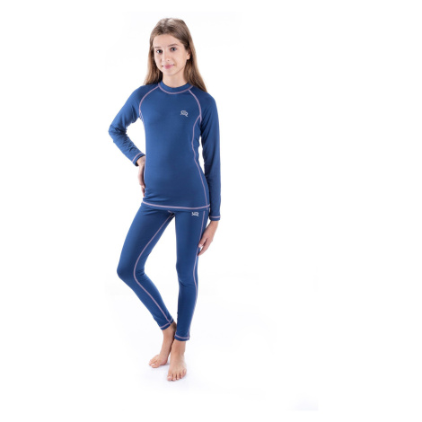 Rough Radical Kids's Thermal Underwear Lola Navy Blue/Pink