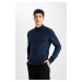 DEFACTO Slim Fit Slim Fit Turtleneck Knitwear Sweater