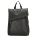 Micmacbags dámsky kožený batoh Marrakech - čierny - 8L