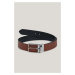 OPASOK GANT REVERSIBLE LEATHER BELT BLACK