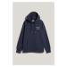 MIKINA GANT SMALL GRAPHIC SWEAT HOODIE EVENING BLUE