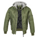 Zimná bunda MA1 Sweat Hooded Brandit® – Olive Green