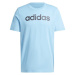 adidas ESSENTIALS SINGLE JERSEY LINEAR Pánske tričko, svetlomodrá, veľkosť