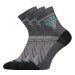 VOXX ponožky Rexon 01 tmavo šedé melé 3 páry 117301