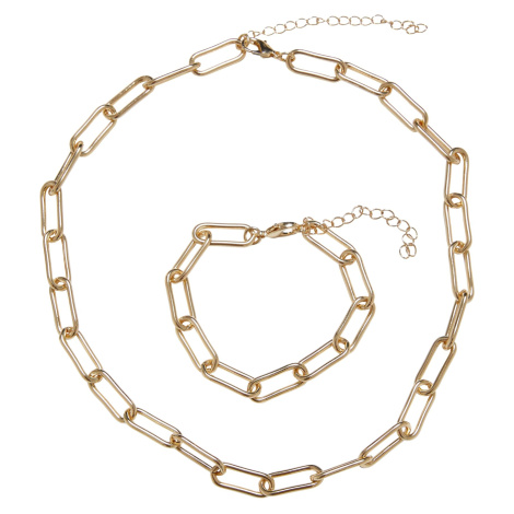 Ceres bracelet and necklace - gold colors