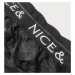 Čierna dámska páperová bunda pre prechodné obdobie (2M-001)