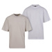 Men's UC Tall Tee 2-Pack T-Shirts - Beige+White