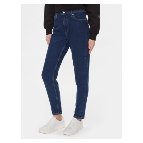 Calvin Klein Jeans Džínsy Mom Jean J20J223244 Tmavomodrá Mom Fit