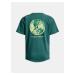 Zelené dámske tričko Under Armour UA PROJECT ROCK GLOBE SS
