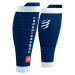 Compressport R2 3.0 Blue/White Bežecké návleky na lýtka