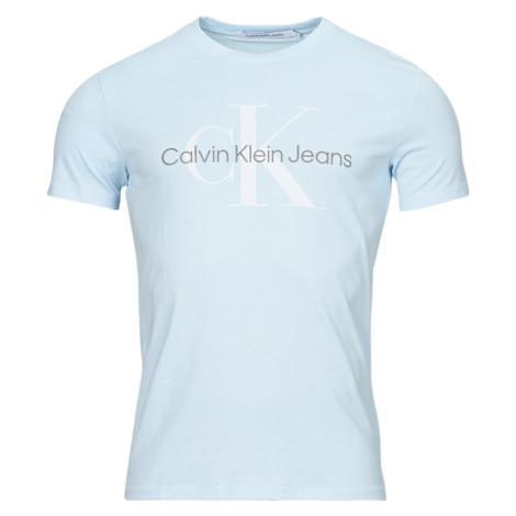 Calvin Klein Jeans  SEASONAL MONOLOGO TEE  Tričká s krátkym rukávom Modrá