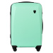 Mintová sada štyroch cestovných kufrov 0125, Luggage 4 sets (L,M,S,XS) Wings, Light green