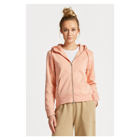 MIKINA GANT REG TONAL SHIELD ZIP HOODIE GUAVA ORANGE