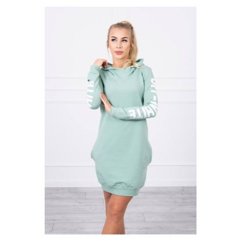 Off White dress dark mint