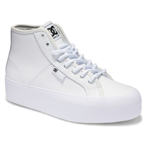 DC Shoes  Manual hi wnt ADJS300286 WHITE/WHITE (WW0)  Módne tenisky Biela
