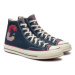 Converse Plátenky Chuck 70 High A07980C Tmavomodrá