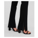 Nohavice Karl Lagerfeld Punto Pants Black