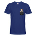 Pánské tričko Parson Russell teriér v kapsičce - kvalitní tisk a rychlé dodání