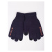 Yoclub Kids's Gloves RED-0245C-AA5E-006 Navy Blue