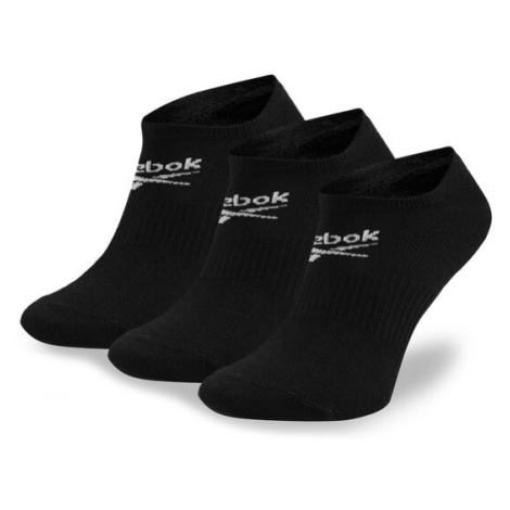Reebok Súprava 3 párov kotníkových ponožiek unisex R0353-SS24 (3-pack) Čierna