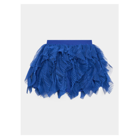 LaVashka tylová sukňa 18F Modrá Regular Fit